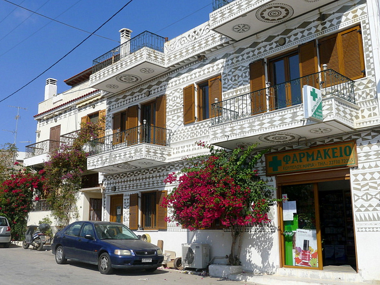 View of Pyrgi village